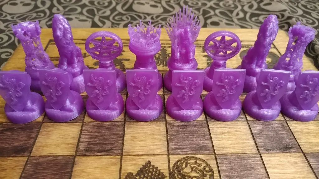 GoT inspired chess board