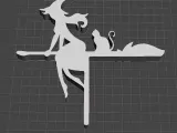 door frames halloween witch flying-3