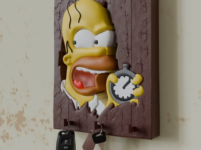 HOMER THE SHINING KEY HOLDER