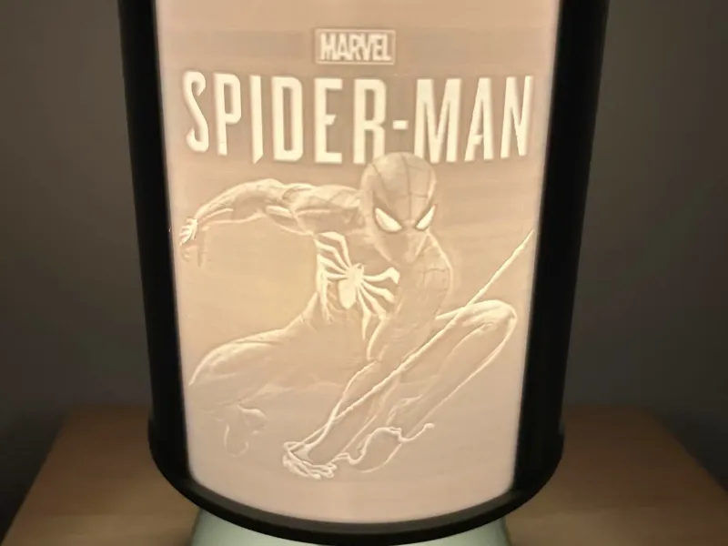 スパイダーマン ナイトライト リソフェニー + E14サポート