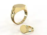 Hex signet ring-0