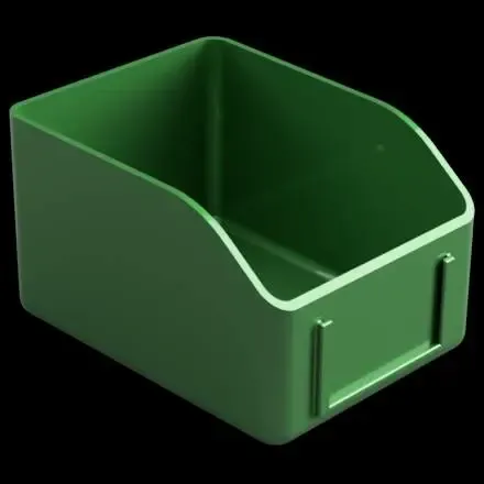 Ikea Skadis container with space for description