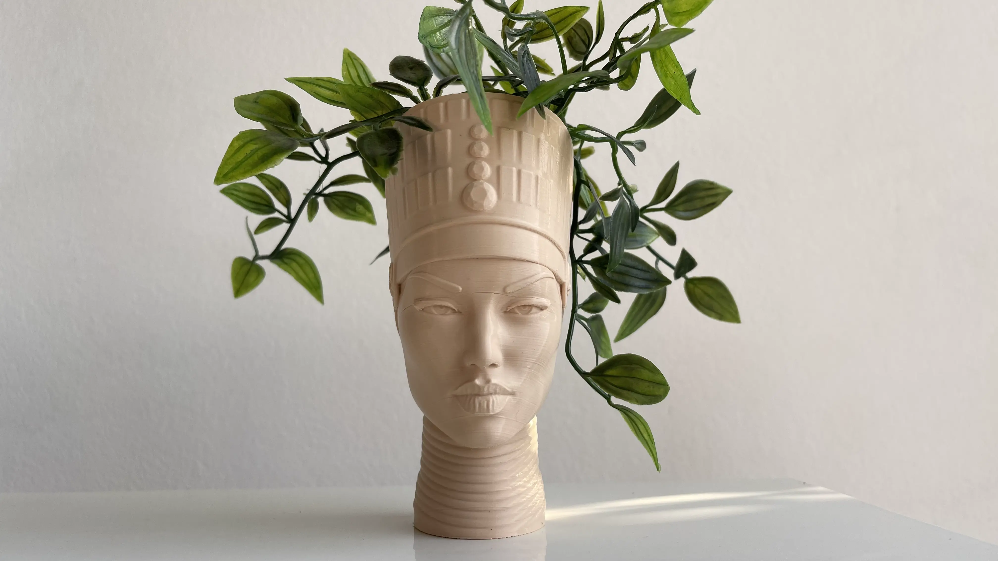 EGYPTIAN FLOWER POT,VASE-NO SUPPORTS-NO RAFTS