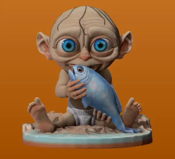 GOLLUM BABY CARTOON