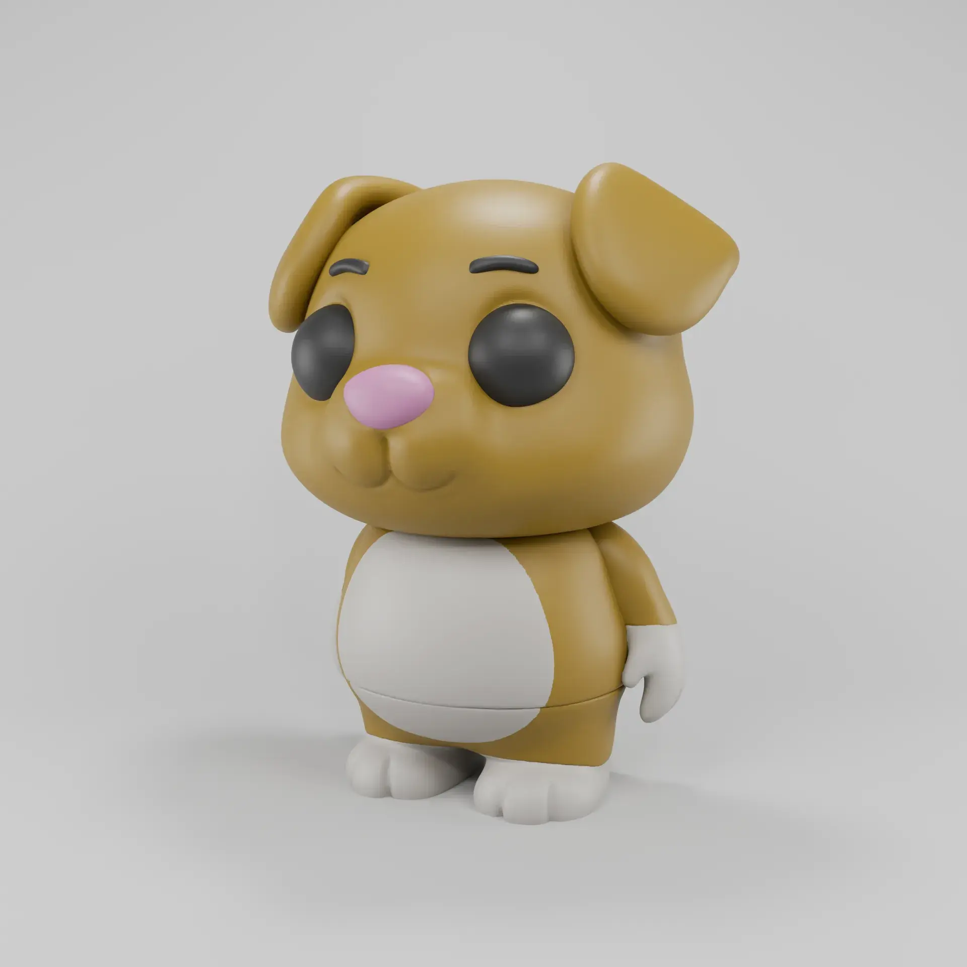 Flexy Dog Figurine + Keychain