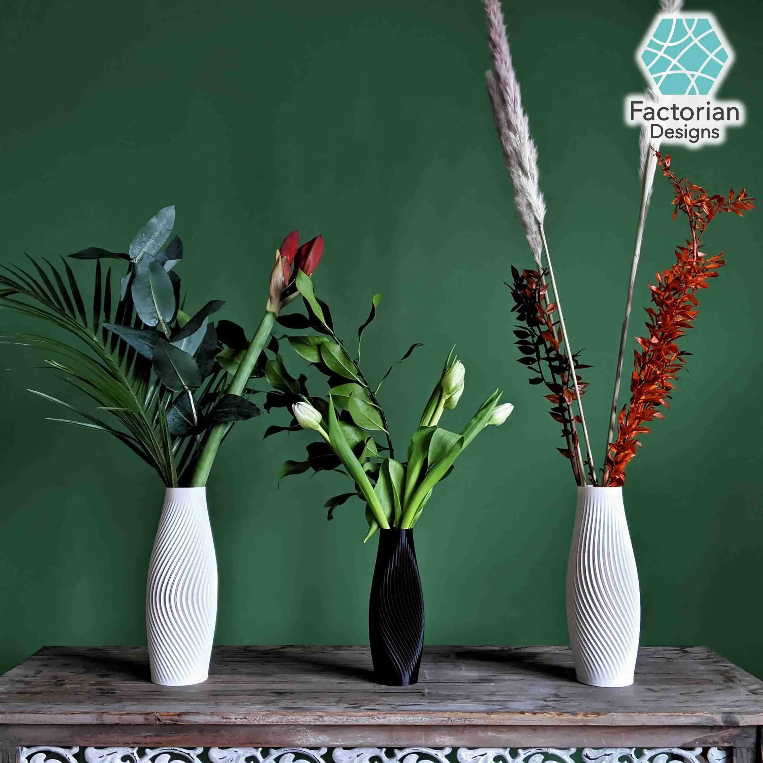 Stunning 3D Printed Vase: Add Style to Your Home Decor!