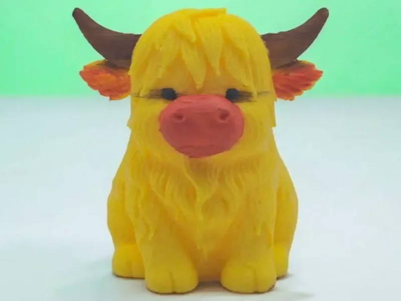 Cow Keychain