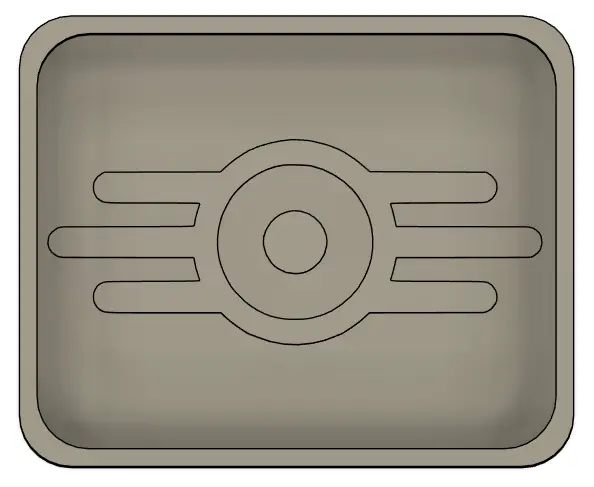EASY TO PRINT, VAULT-TEC LOGO, FALLOUT, COIN DUMP TRAY
