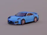 830 Tris Low poly Porsche Car-3