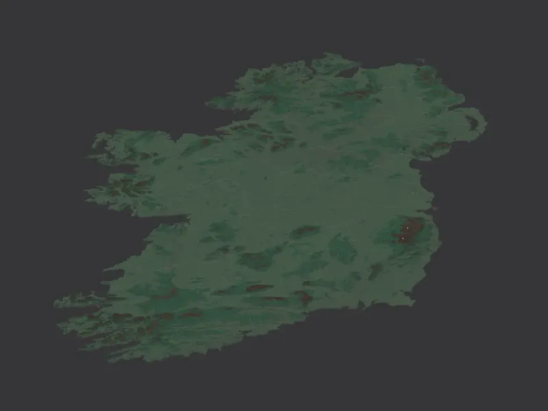 Counties of Éire. 3D Map puzzle (53-piece)