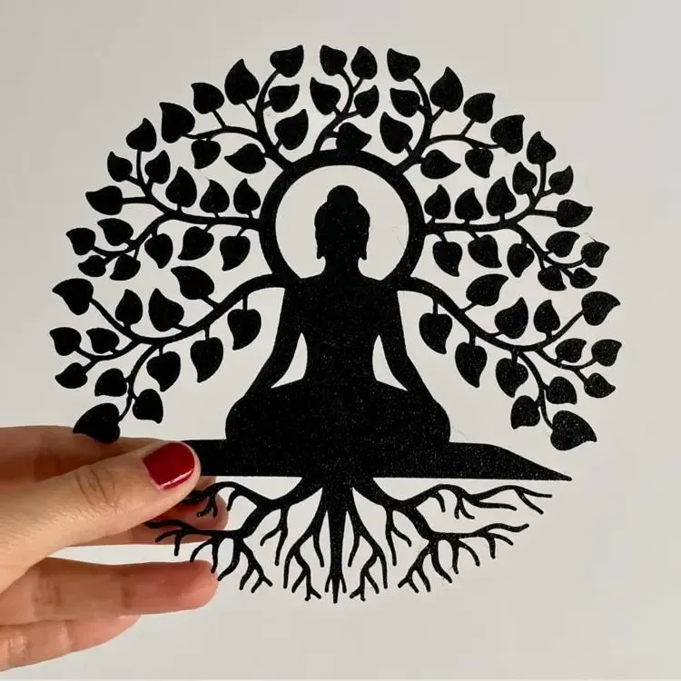 Buddah and Life Tree Wall Art