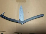 Butterfly knife, sharp-1