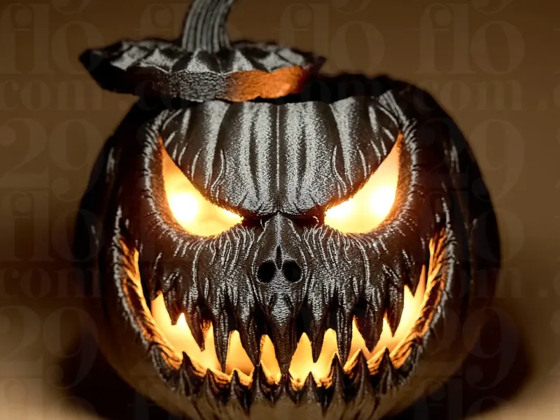 Abóbora Assustadora de Halloween #1