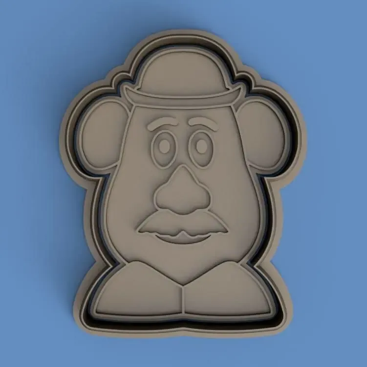 Toy story cutter + stamp - Mr. Potato Head - sr cara de papa