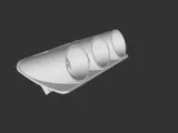 Cache cendrier Peugeot 106 pour jauges 52mm-1