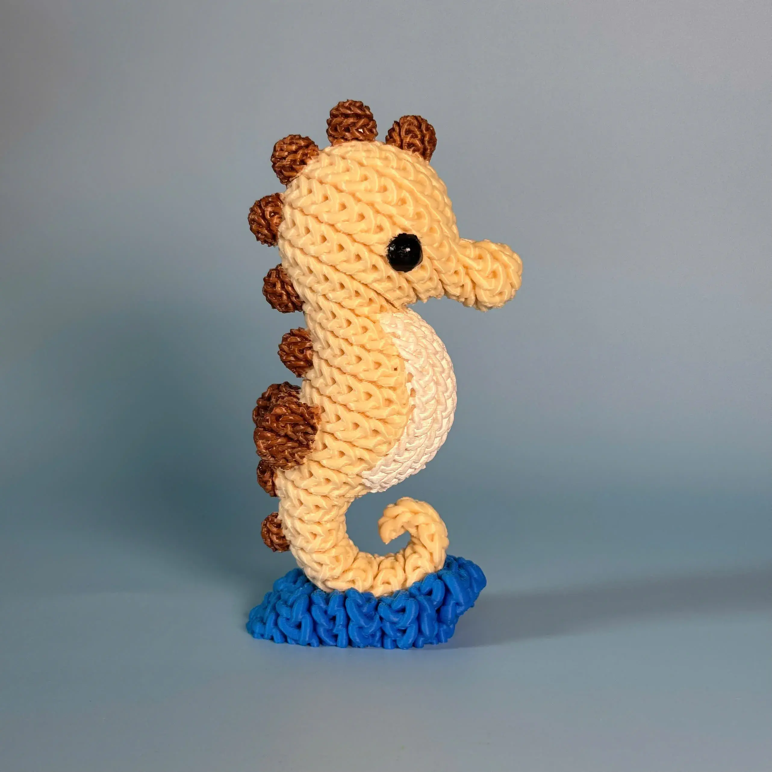 Seahorse Crochet - Knitted - STL & 3mf Multicolor