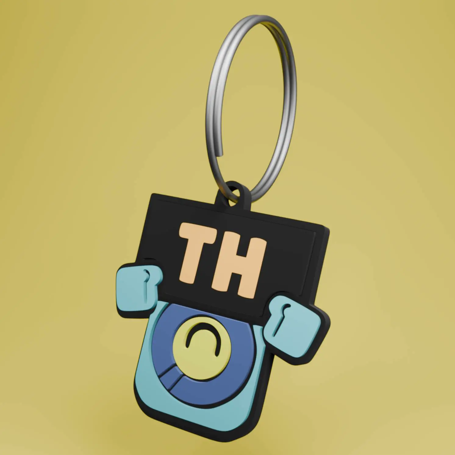 3D Printer Files 3MF File Team Heretics Pin Brawl Stars Keychain 3d-printer-files-3mf-file-team-heretics-pin-brawl-stars-keychain