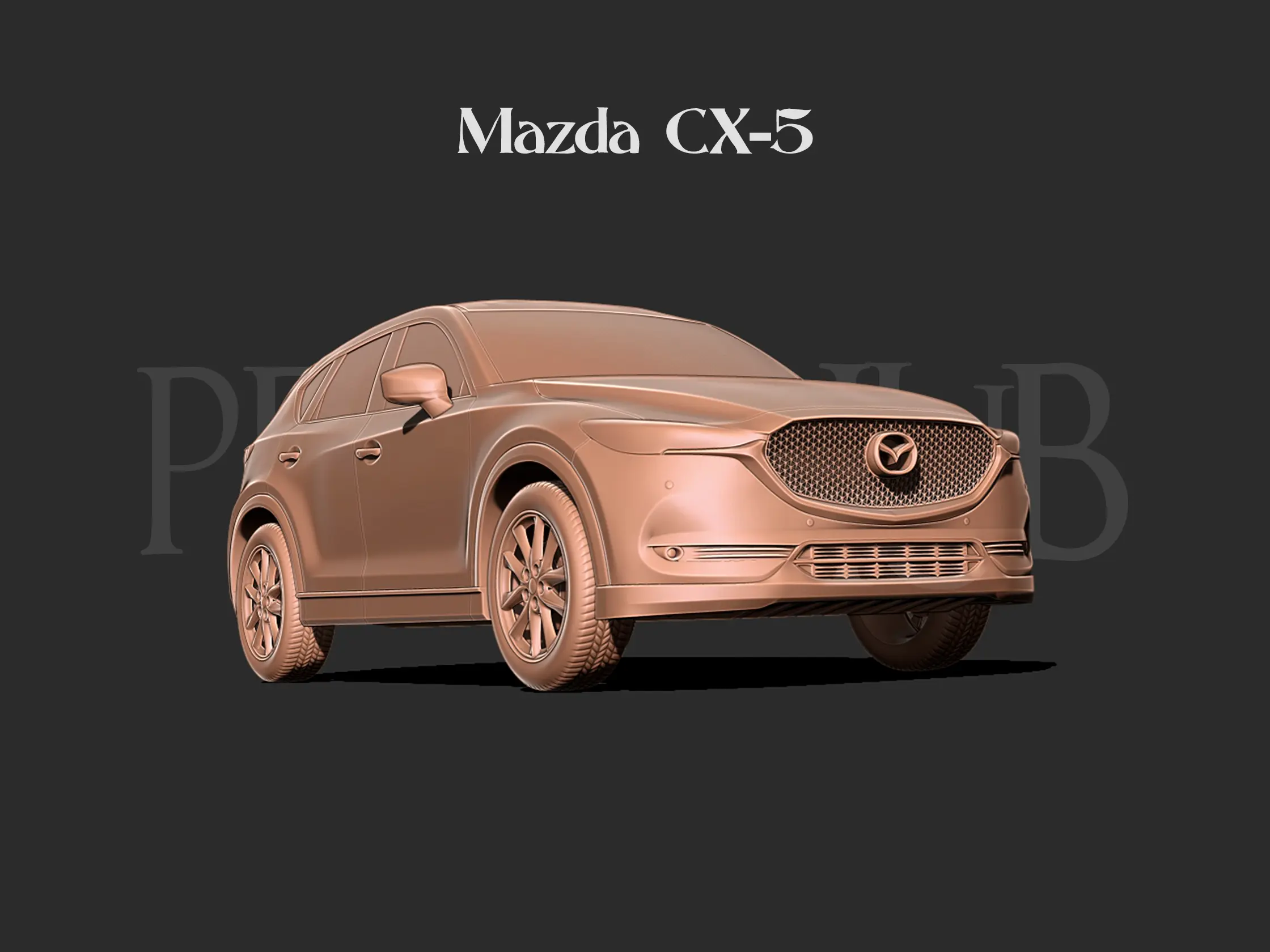 Mazda CX-5 2017 3d print model