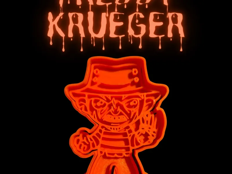 Freddy Krueger Halloween Cookie Cutter & Embosser