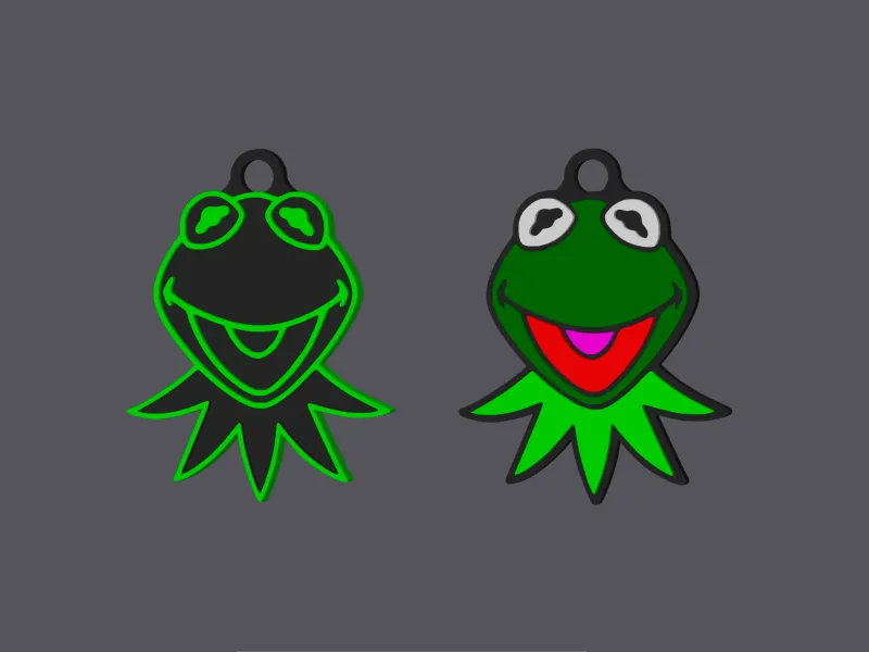 Kermit - Muppets - Keychain