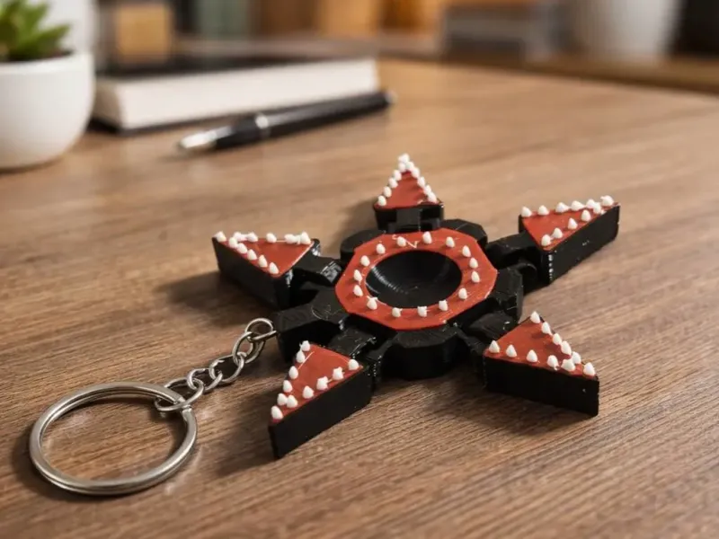Flexi Demogorgon Keychain