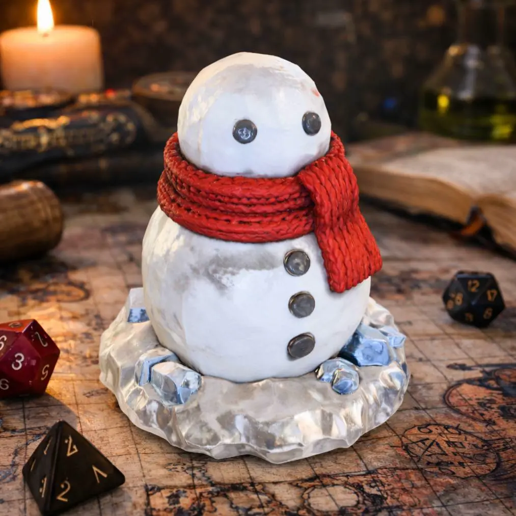 Snowman D&D tabletop miniature