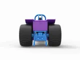 Mini Rod pulling tractor with jet engine V1 Scale 1:25-8