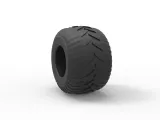 Monster Jam tire 30 Scale 1:25-7