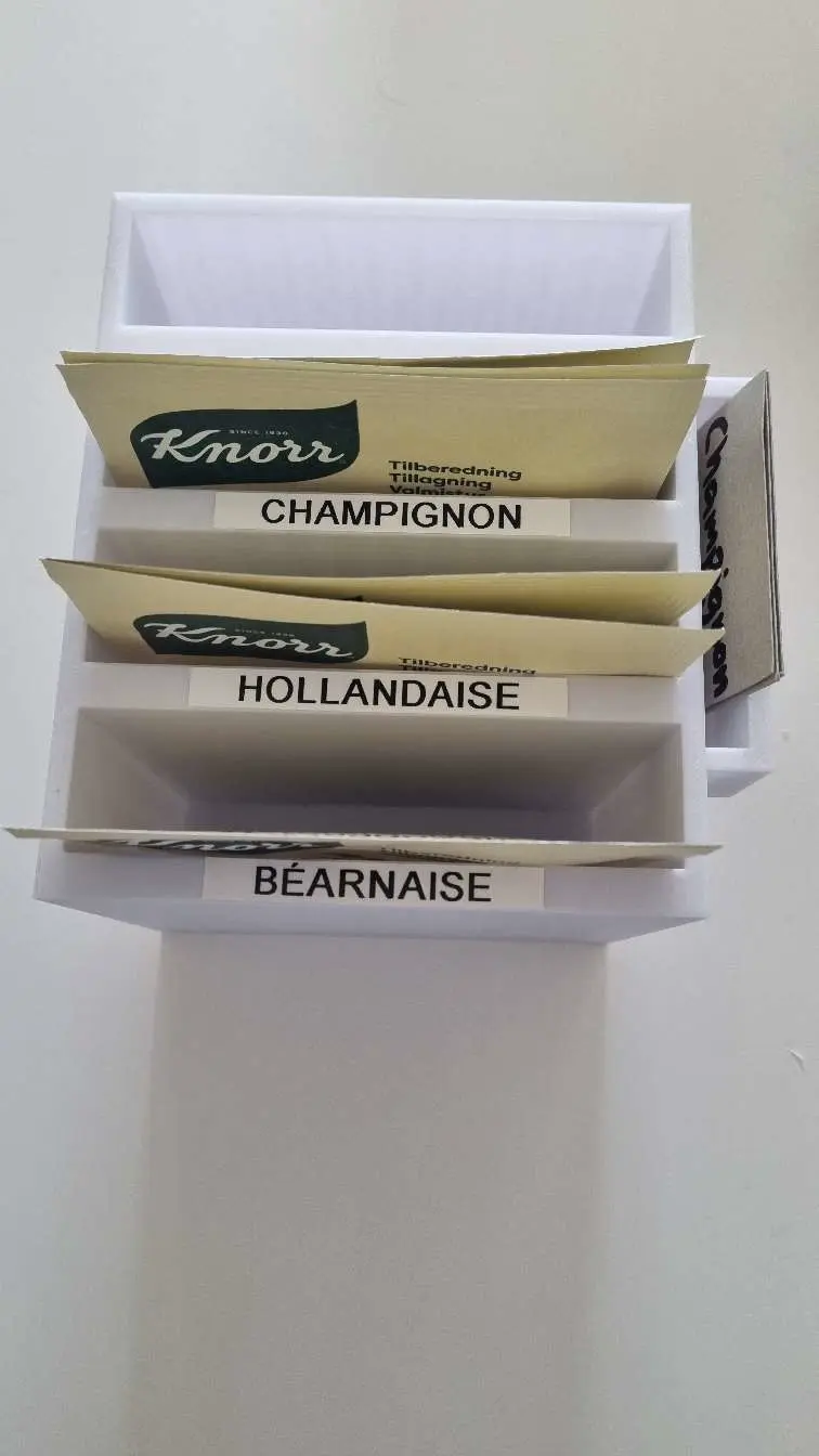 Knorr Sauce Storage (with recipe self) 
