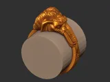 Mammoth ring 3D print model-7