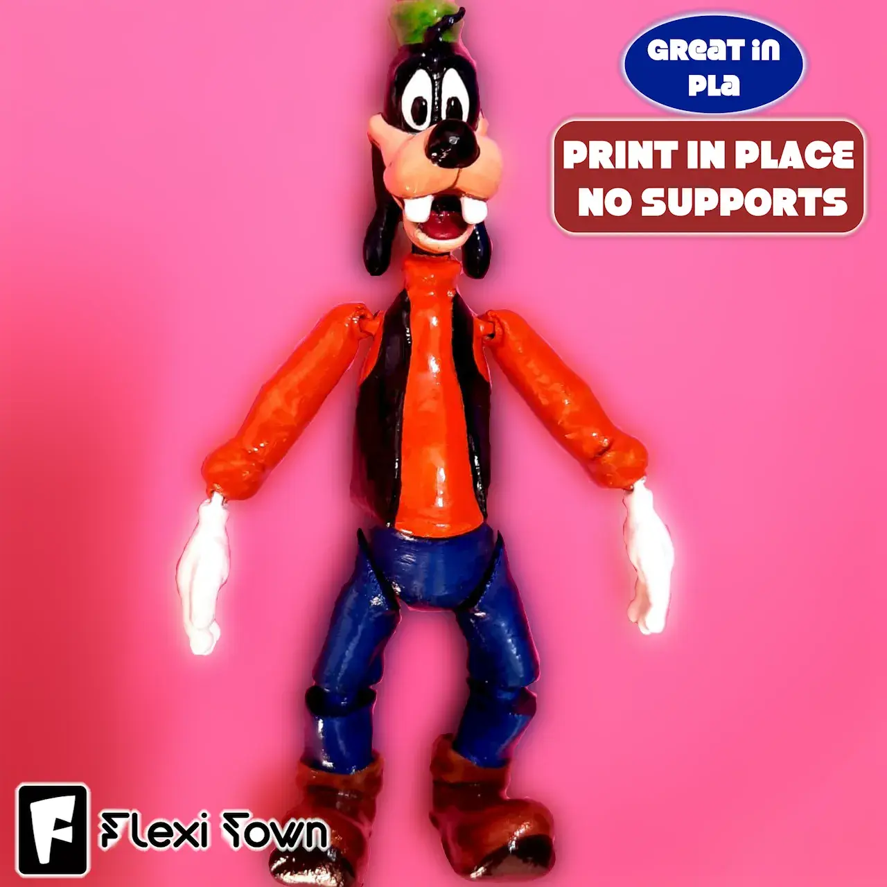 Flexi Print-in-Place Goofy