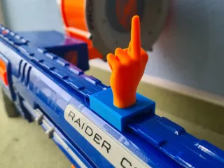 Nerf Middle Finger Visor