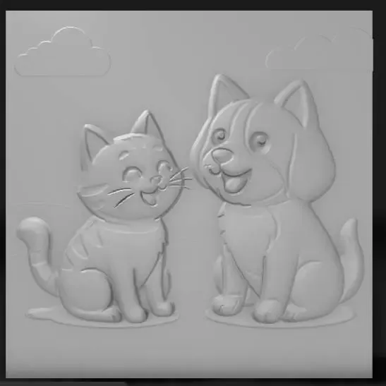 puppy and cat 1