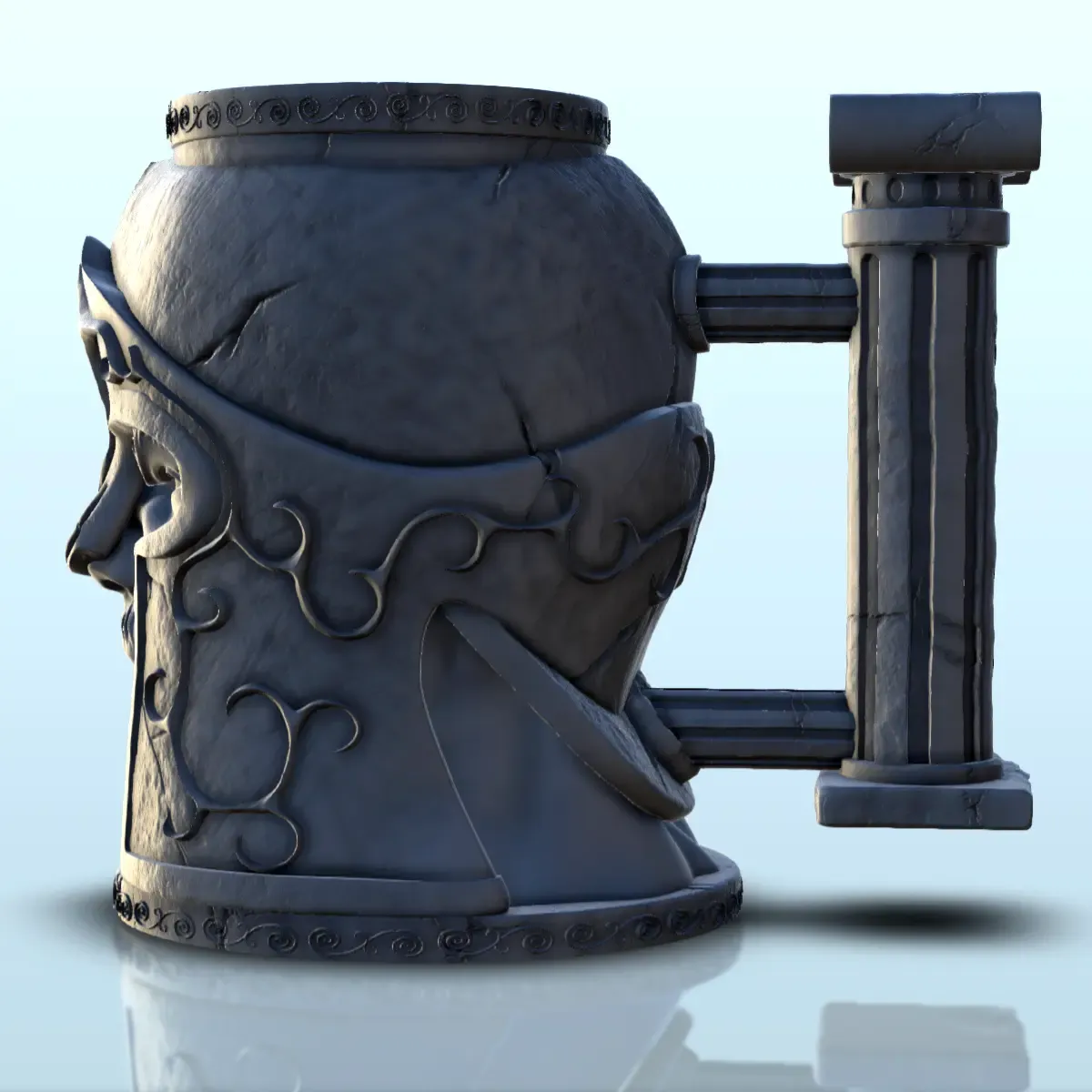 Spartanian soldier dice mug (21) - beer can holder