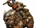 Dwarf on Owlbear-0