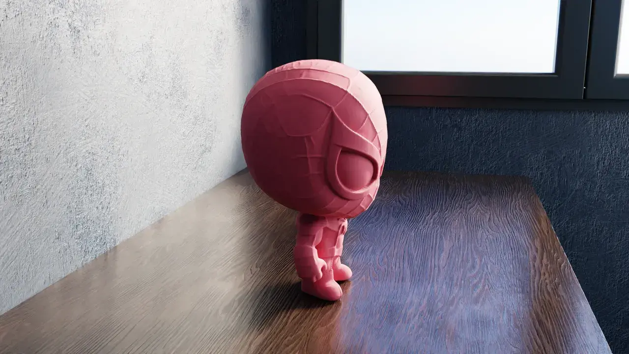 3D Printer Files | 3MF File | Spiderman Chibi – Stylized Marvel Web ...