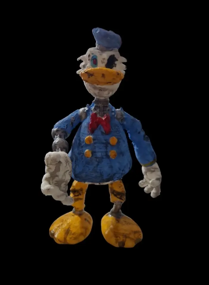 fanart Donald duck horror mode