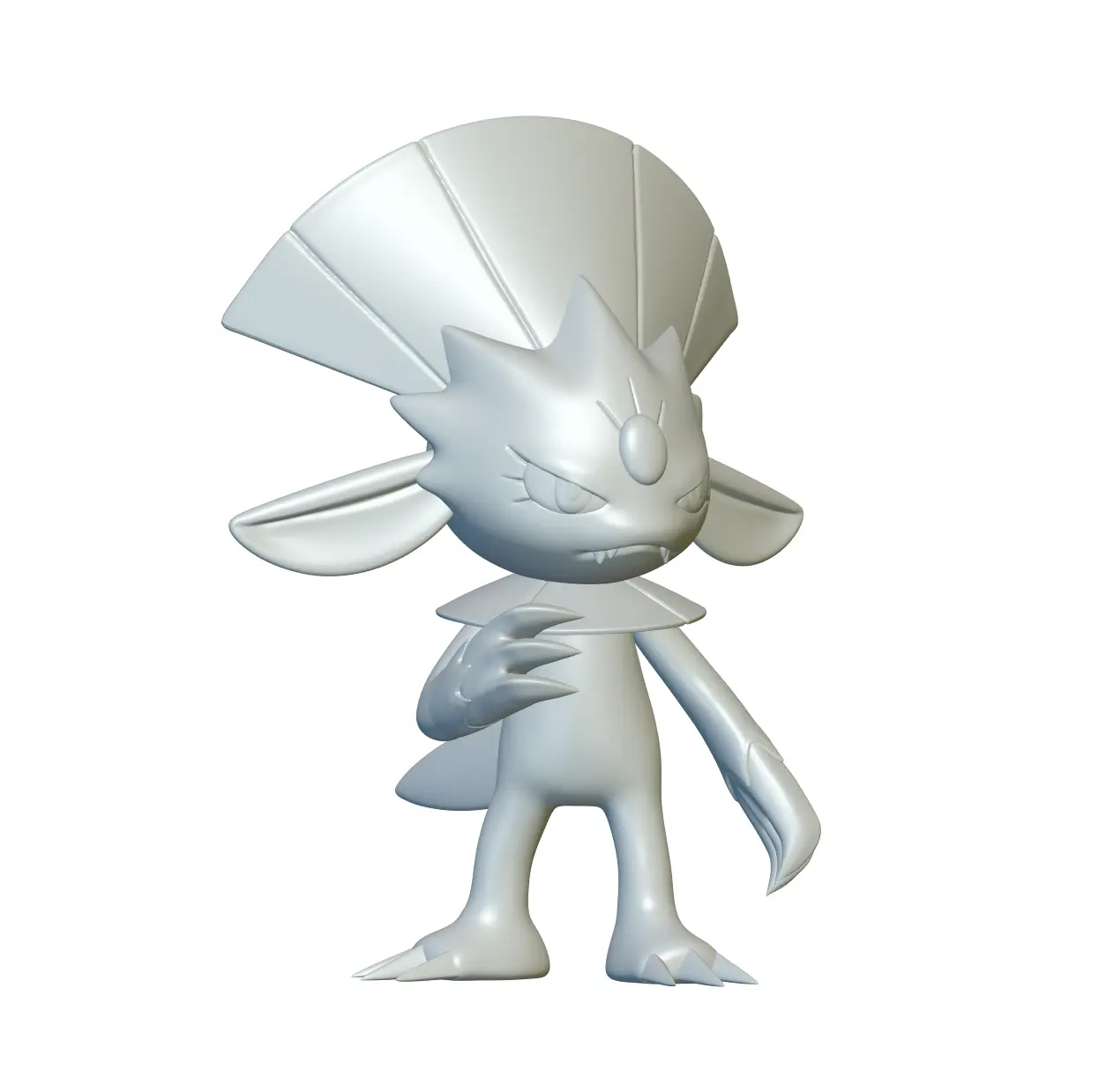 Pokemon Weavile #461 - Ready for 3D Printing!