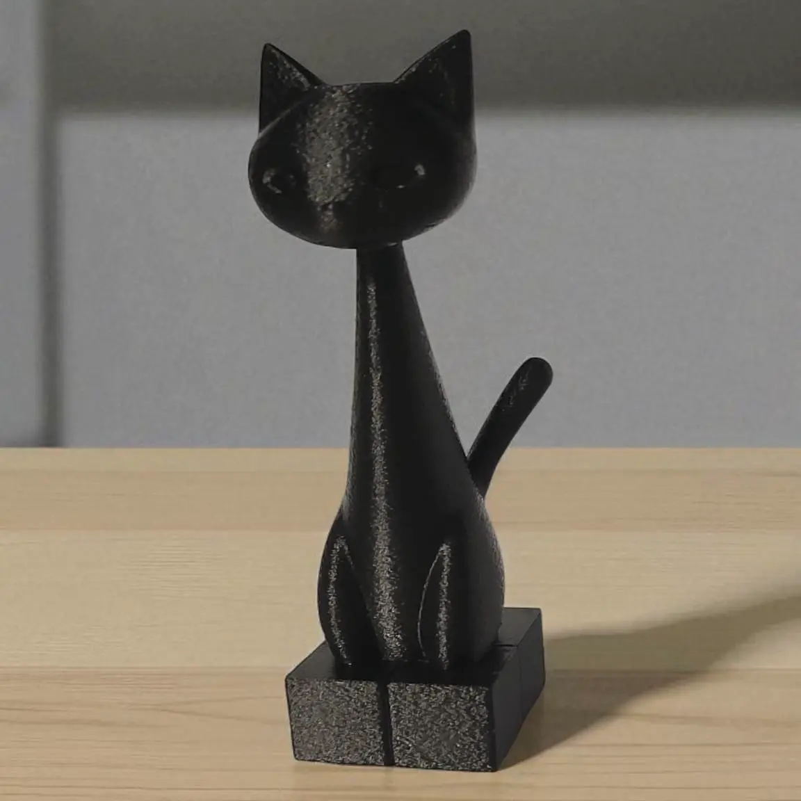 Minimalist Cat Figurine