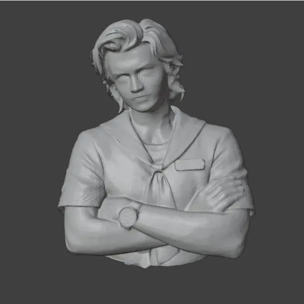 Low Polly Steve Harrington Bust Stranger Things