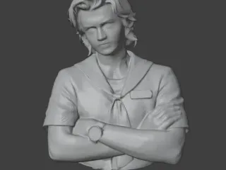Low Polly Steve Harrington Bust Stranger Things