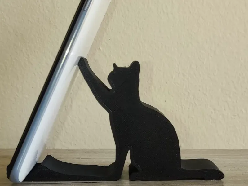 Cat phone holder