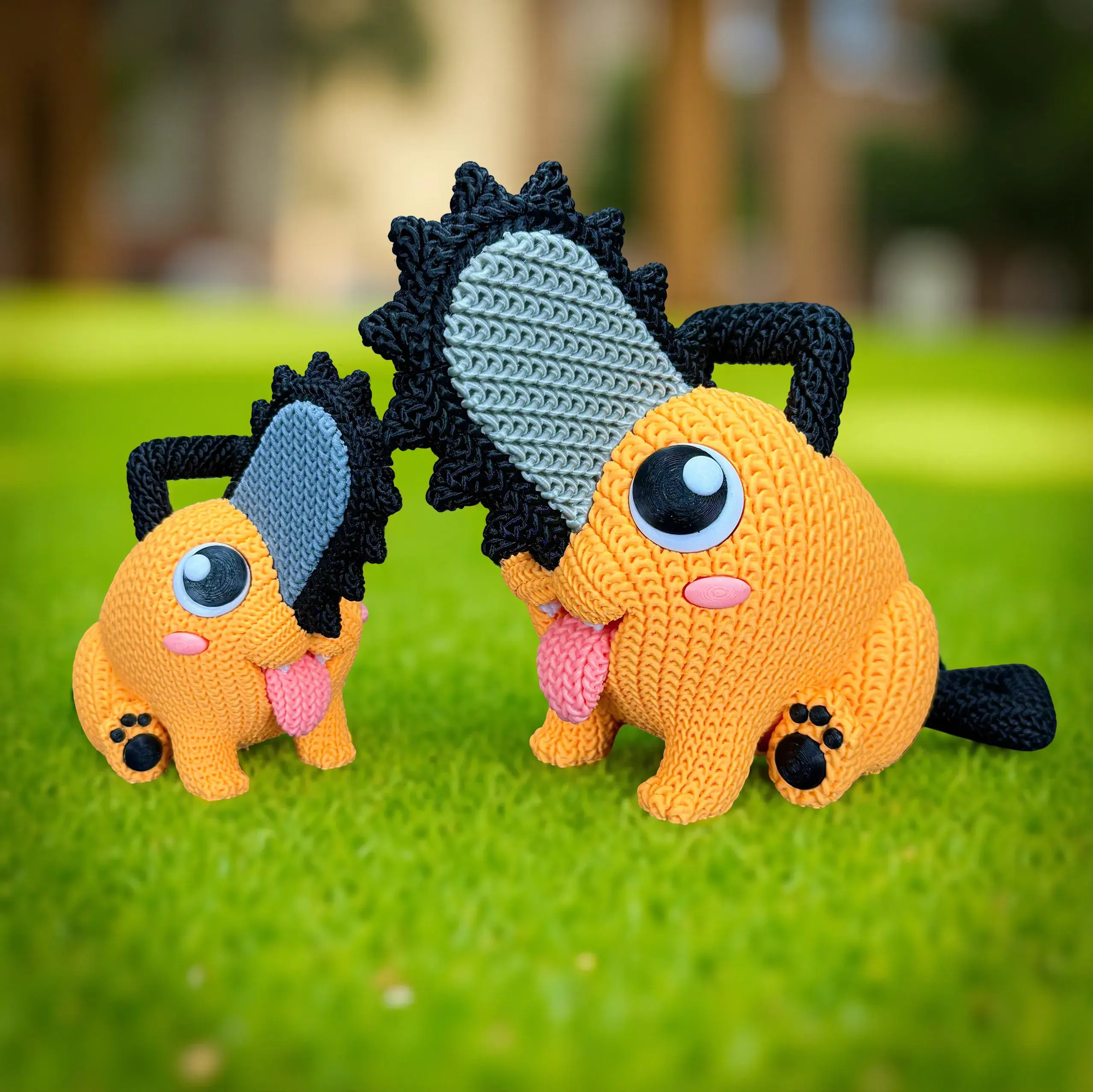 Pochita - Knitted - Crochet - Multipart