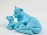 Cat mom and Baby-7