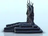 Magic stone gate with tree roots and platform (7) - miniatur-4