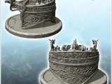 Evil desk with dragon heads and spell book (10) - miniatures-2