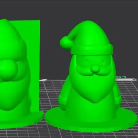Molde de Santa Claus para Silicona navidad
