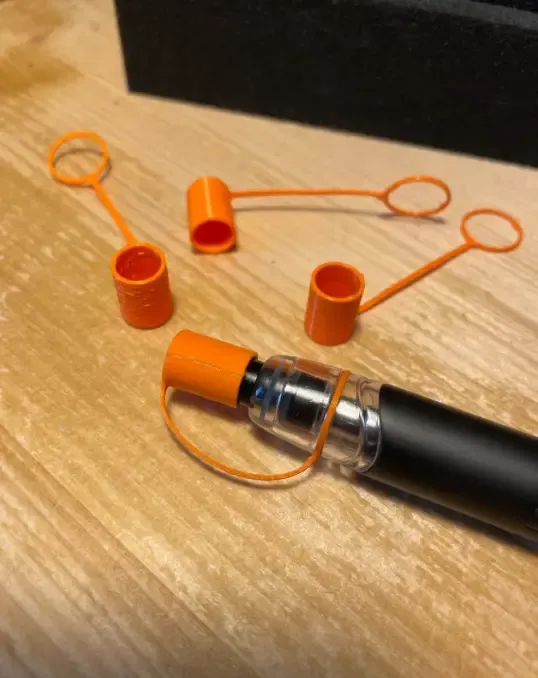 De KIWI-dop is echt handig om het uiteinde van de e-cig te beschermen.