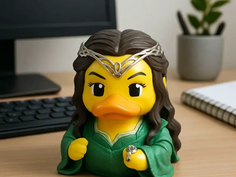 Rubber Duck - Arwen - Lord of the Rings - 3D print