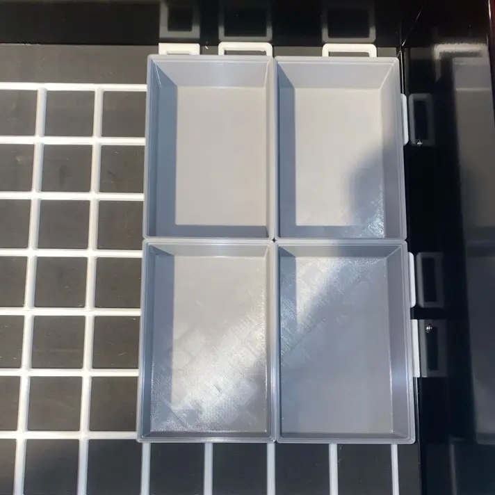 3x2/36mm high Gridfinity stackable container